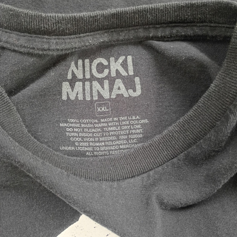Nicki Minaj Red Ruby Graphic T-Shirt Black XXL 2022 Roman Reloaded Bravado - Picture 4 of 5